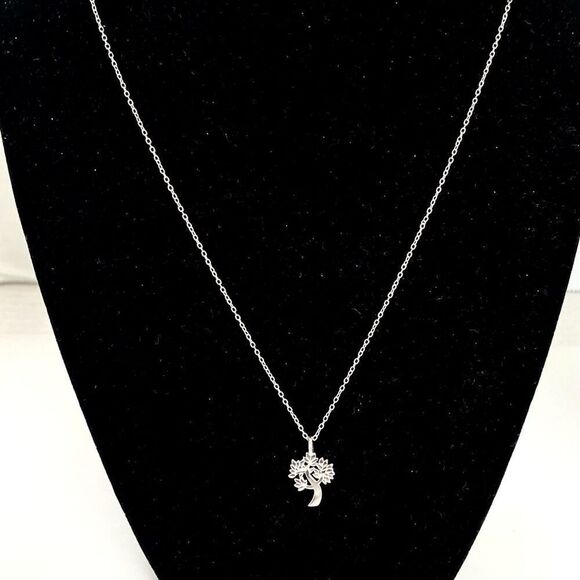 AQ# Sterling 925 Silver “ Tree of Life” Pendant & 18” Chain - Picture 7 of 9